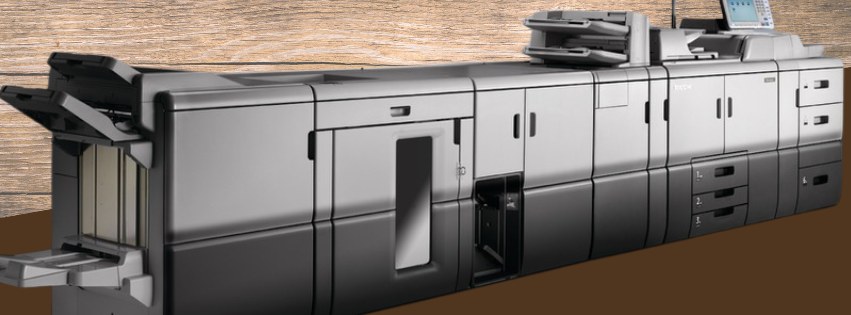 The production printer at Visual Printing