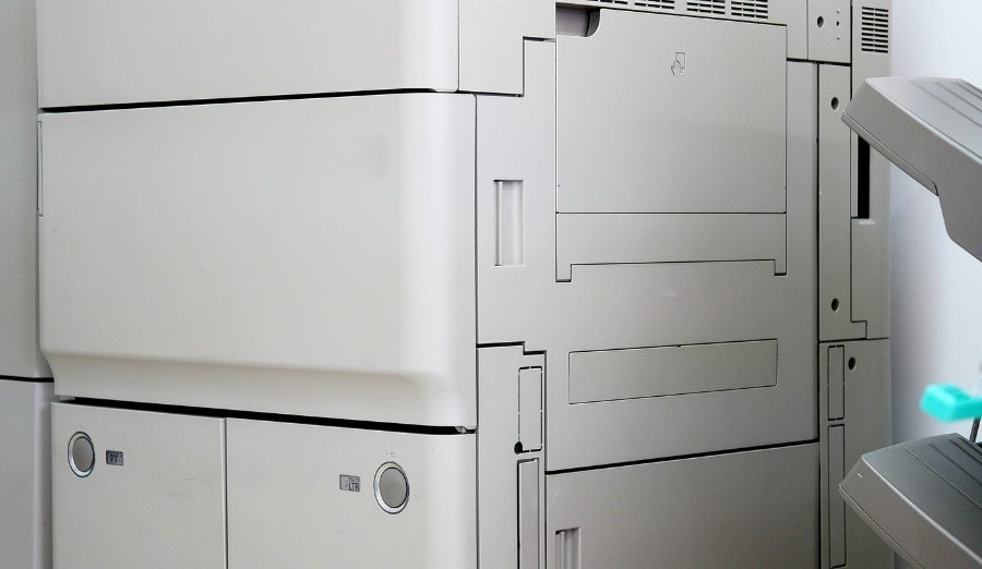 Production printer in the Visual Printing shop